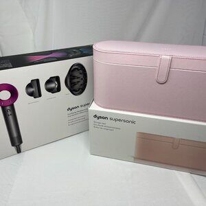 Dyson Supersonic™ hair dryer (Iron/Fuchsia) + Presentation case + Flyaway
